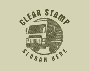 Rustic Truck Transport logo design