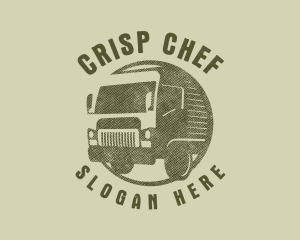 Rustic Truck Transport logo design