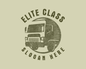 Rustic Truck Transport logo design