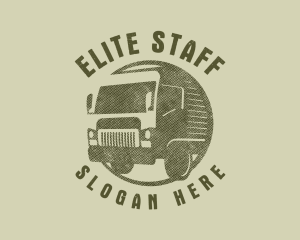 Rustic Truck Transport logo design