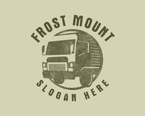 Rustic Truck Transport logo design