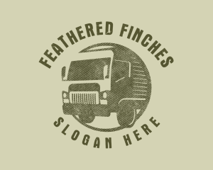 Rustic Truck Transport logo design