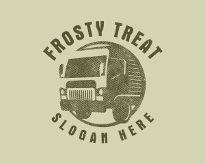 Rustic Truck Transport logo design