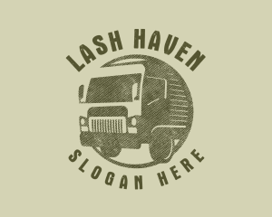 Rustic Truck Transport logo design