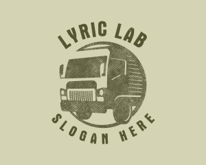 Rustic Truck Transport logo design