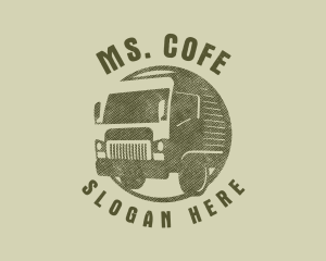 Rustic Truck Transport logo design