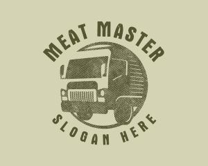 Rustic Truck Transport logo design