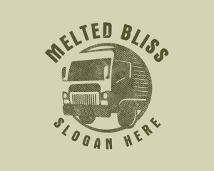 Rustic Truck Transport logo design