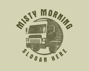 Rustic Truck Transport logo design