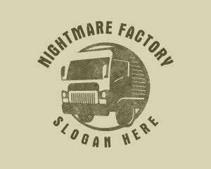 Rustic Truck Transport logo design