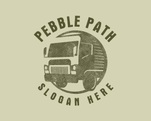 Rustic Truck Transport logo design