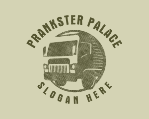 Rustic Truck Transport logo design