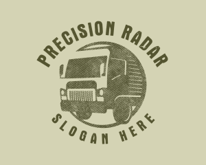 Rustic Truck Transport logo design