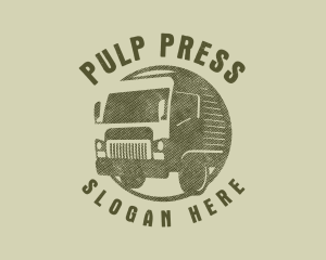 Rustic Truck Transport logo design