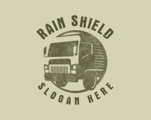 Rustic Truck Transport logo design