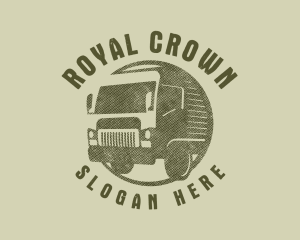 Rustic Truck Transport logo design