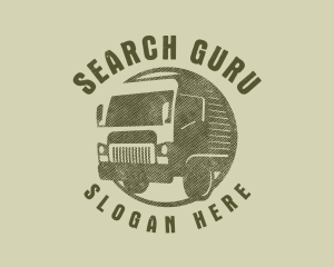 Rustic Truck Transport logo design