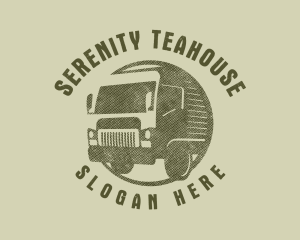 Rustic Truck Transport logo design