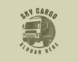 Rustic Truck Transport logo design