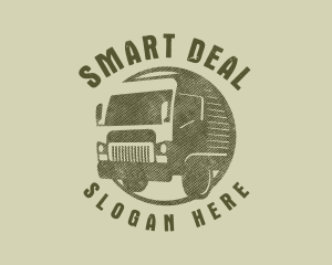 Rustic Truck Transport logo design