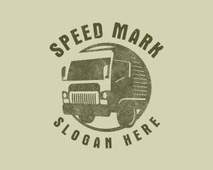 Rustic Truck Transport logo design