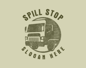 Rustic Truck Transport logo design