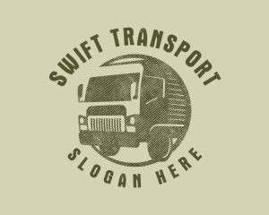 Transportation - Rustic Truck Transport logo design