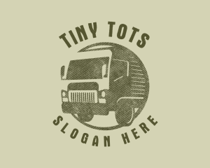 Rustic Truck Transport logo design