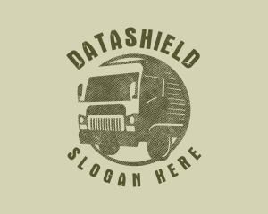 Rustic Truck Transport logo design