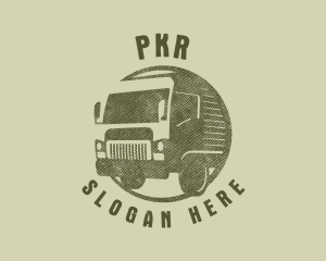 Rustic Truck Transport logo design