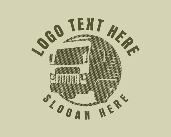 Rustic - Rustic Truck Transport logo design