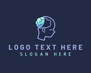 Brain - Mental Health Counseling logo design