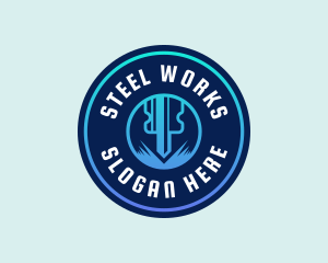 Industrial Laser Machine logo design