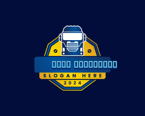 Industrial - Truck Transport Logistics logo design