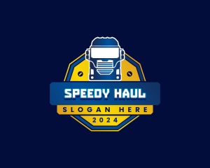 Truck - Truck Transport Logistics logo design