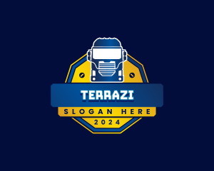 Truck Transport Logistics logo design