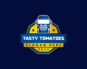 Truck Transport Logistics logo design