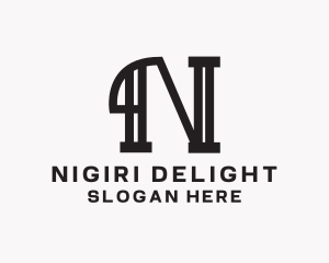 Consulting Legal Firm Letter N logo design