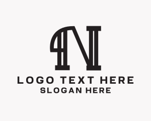 Insurance - Creative Legal Firm Letter N logo design