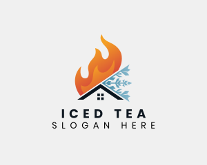 Fire Ice House logo design