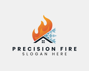 Fire Ice House logo design