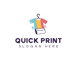 T-shirt Clothing Squeegee Printing logo design