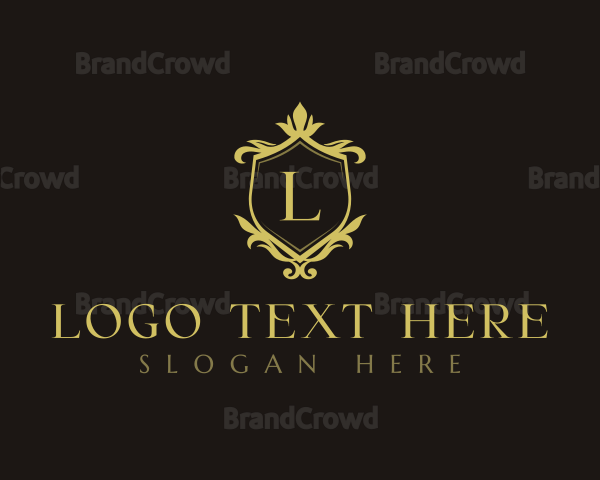 Luxury Decorative Shield Logo