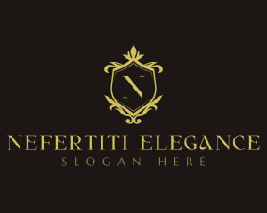 Luxury Decorative Shield logo design