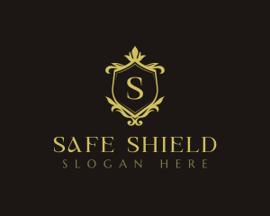 Luxury Decorative Shield logo design