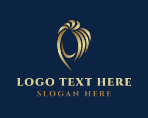 Lady - Lady Golden Hair logo design