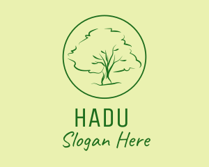 Bush - Green Tree Nature logo design