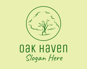 Green Tree Nature logo design