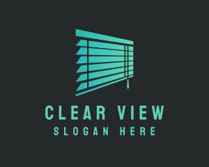 Window Blinds Home Decor logo design