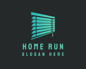 Window Blinds Home Decor logo design